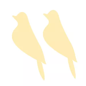 گوشواره طلا 18 عیار زنانه الن نار طرح پرنده مدل N5226