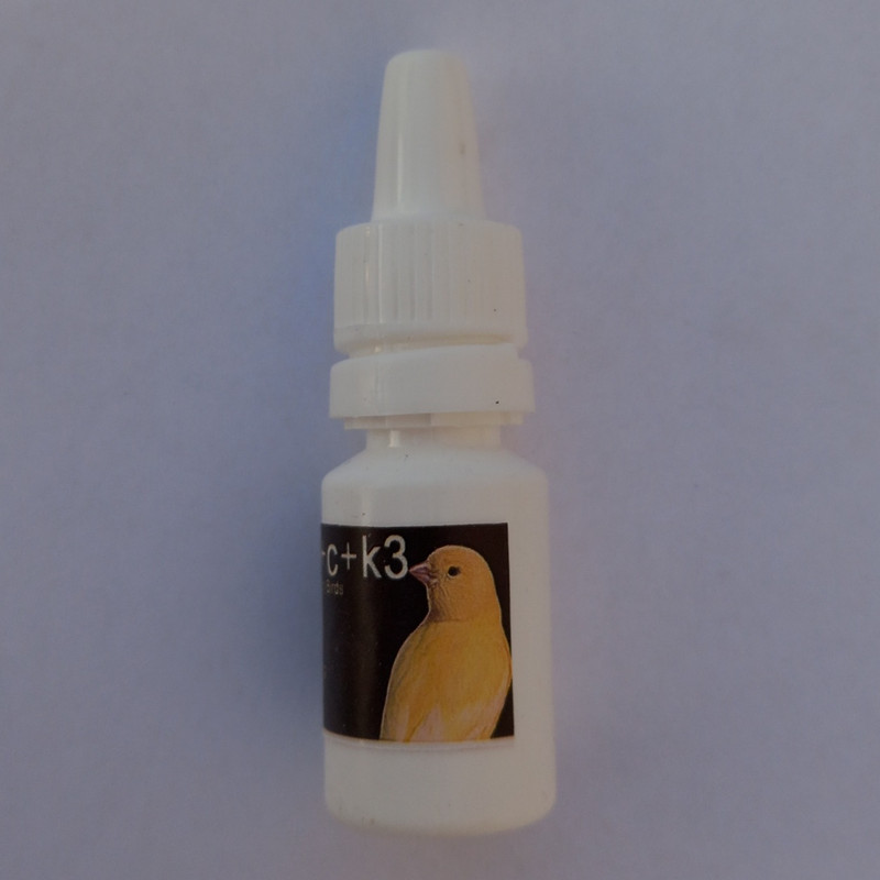 قطره ویتامین پرندگان مدل AD3E+c+k3 حجم 10میلی لیتر