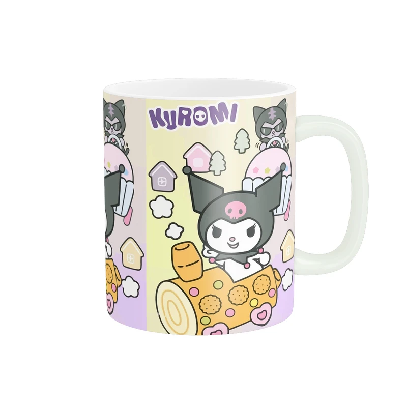 ماگ پادآفرین مدل کارتون کرومی و مای ملودی Kuromi کد PM3597