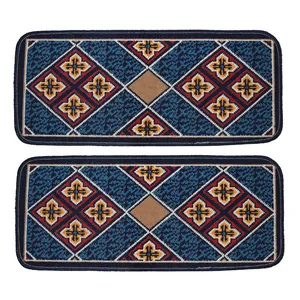 پادری مدل گلیم رو پله ای کد 108سایز 80x40 سانتی متر بسته دو عددی