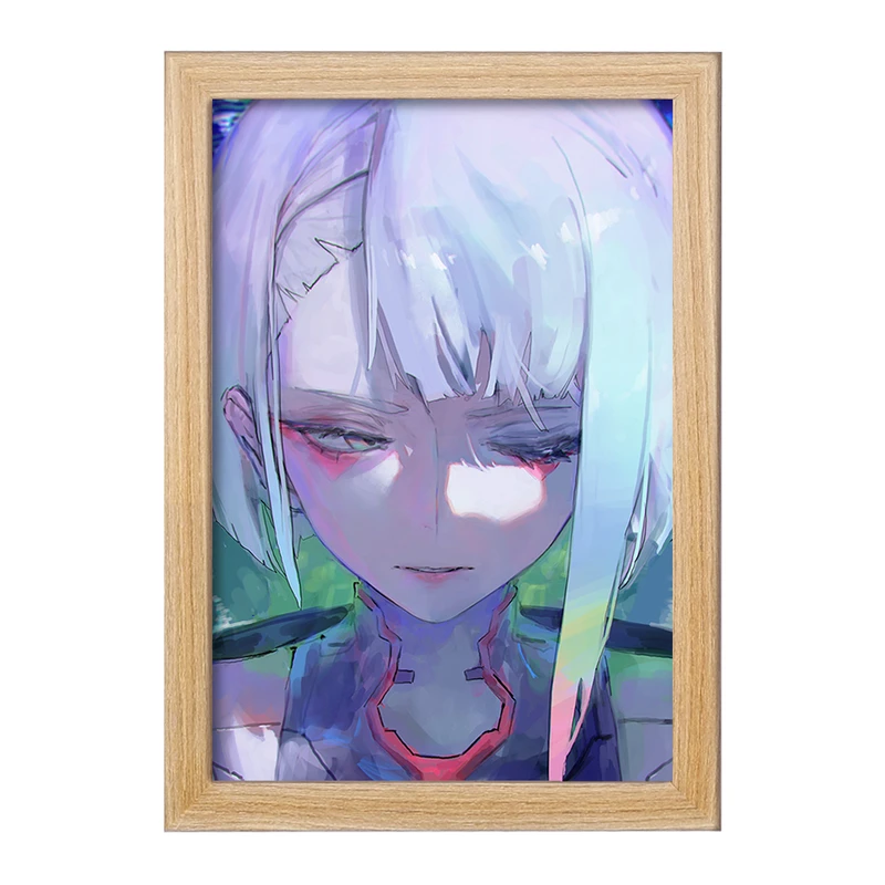 تابلو خندالو مدل لوسی انیمه سایبرپانک کد 23997