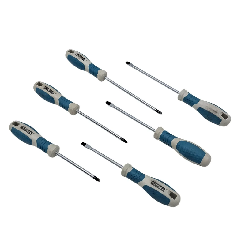 پیچ گوشتی چهارسو و دوسو کوتران مدل 02 مجموعه 6 عددی