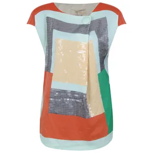 بلوز آستین کوتاه زنانه ورو مدا کد 1111