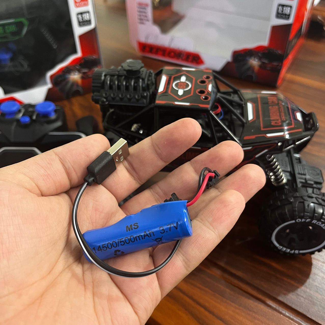 ماشین بازی کنترلی اکسپلورر طرح دودزا مدل آفرود کد 8316