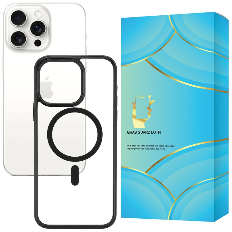کاور قاب گارد لطفی مدل MAGCLEN مناسب برای گوشی موبایل اپل iPhone 15 Pro Max