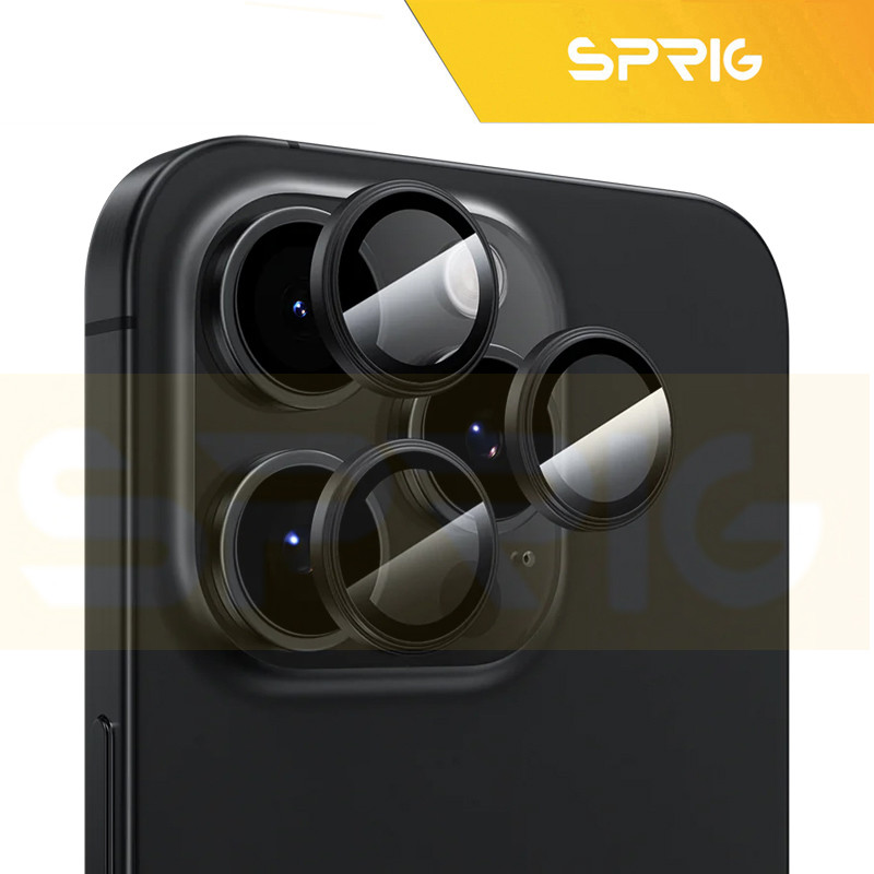 محافظ لنز دوربین اسپریگ مدل Ring Metal Luxury مناسب برای گوشی موبایل اپل Iphone 13 Pro / 13 Pro max