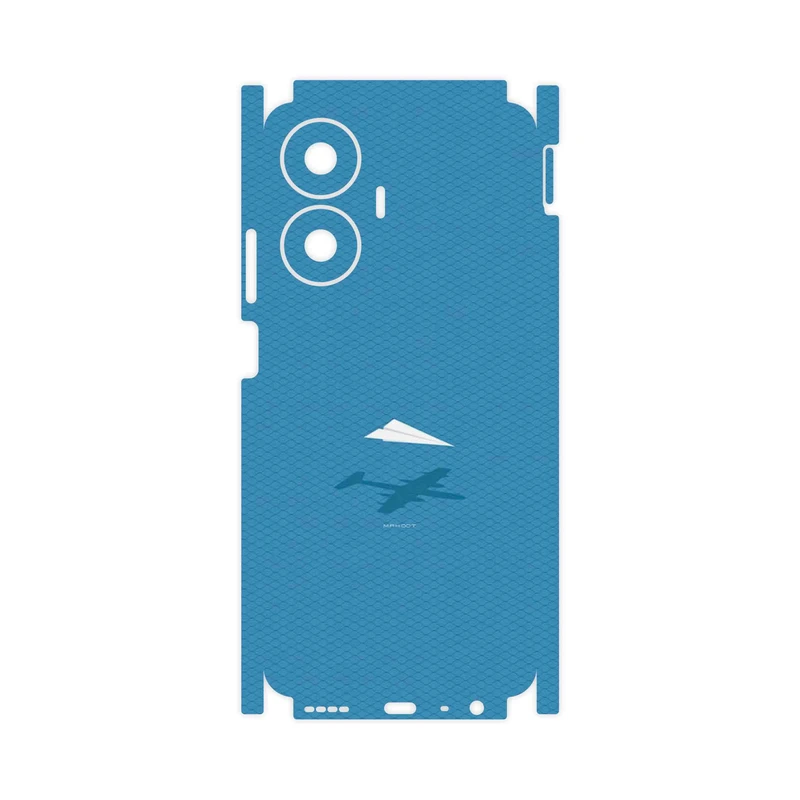 برچسب پوششی ماهوت مدل Minimal Paper Airplane-FullSkin مناسب برای گوشی موبایل ریلمی C55