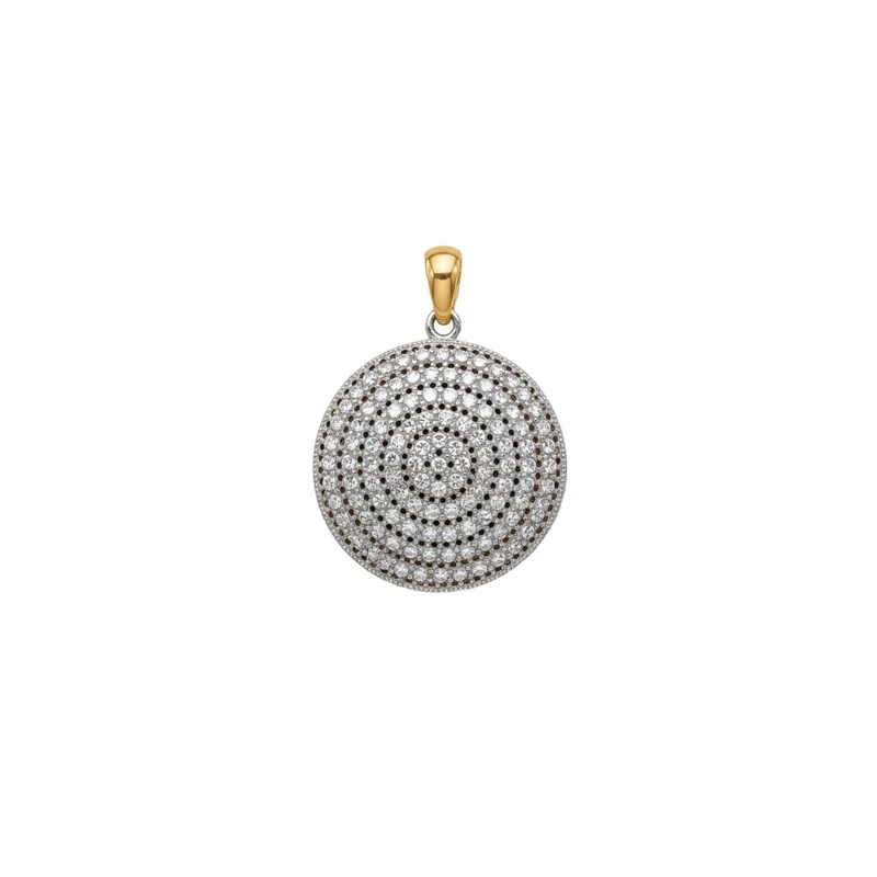 آویز گردنبند طلا 18 عیار زنانه طلای علیمحمدی طرح تابان کد T1331