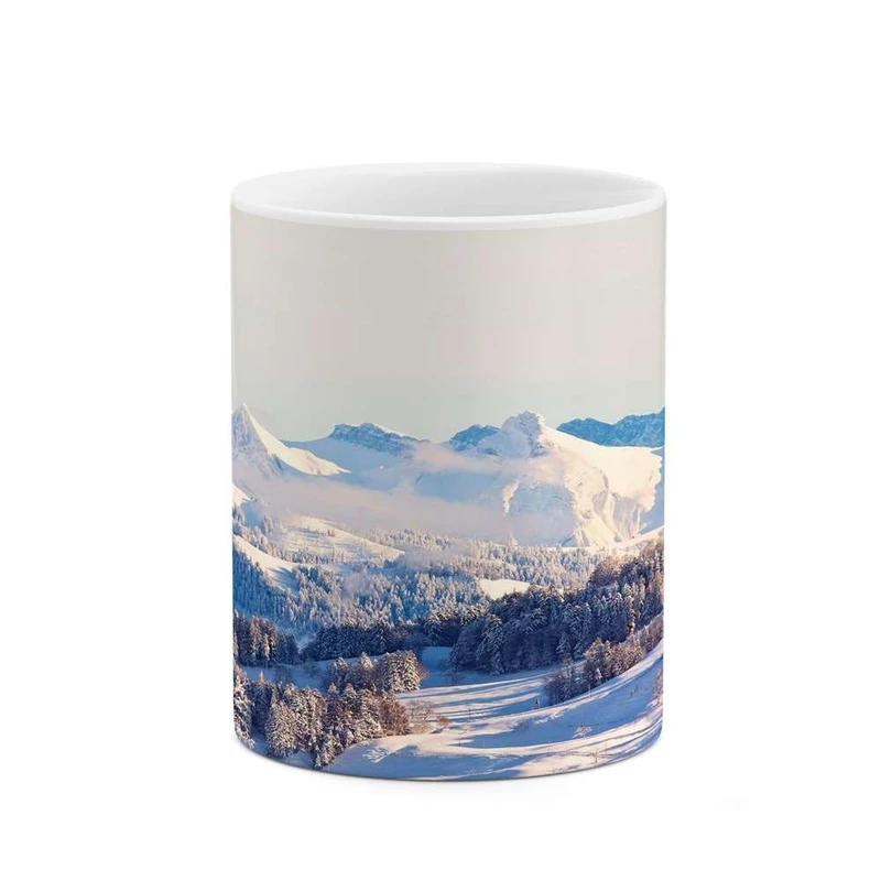 ماگ کاکتی مدل منظره برفی کد mgh15080