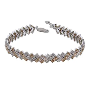    دستبند نقره زنانه بازرگانی میلادی کد DP_042