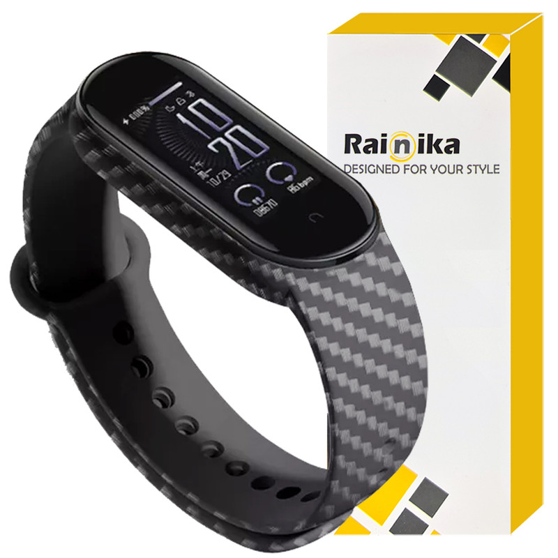 بند رینیکا مدل carbon مناسب برای ساعت هوشمند شیائومی Mi Band 3 / 4