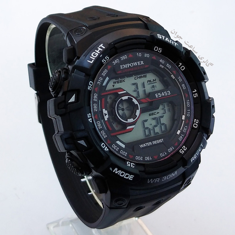 ساعت مچی دیجیتال پسرانه مدل چراغدار کرنومتردار ضدآب کد 10 ساعت مچی دیجیتال پسرانه مدل چراغدار کرنومتردار ضدآب کد 10