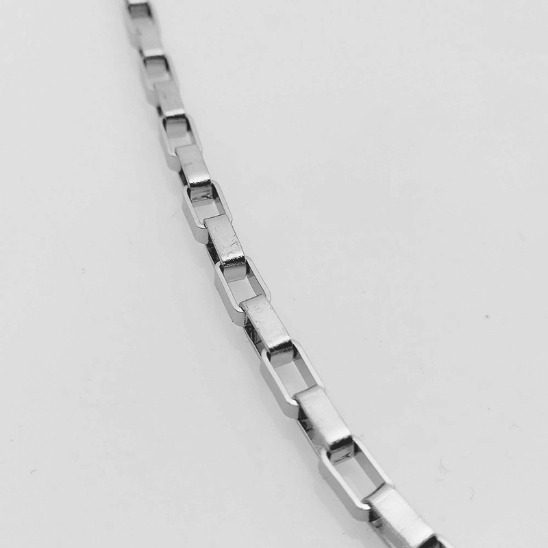 گردنبند مردانه مدل آجری استیل