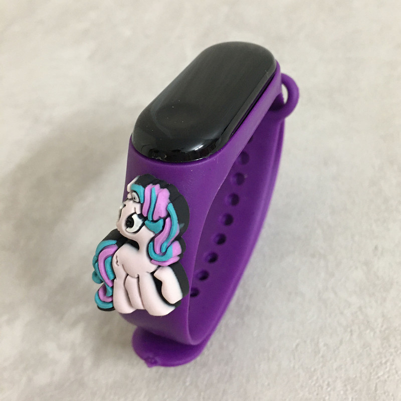 ساعت مچی دیجیتال بچگانه مدل ضدآب لمسی سیلیکونی طرح یونیکورن کد W U 55