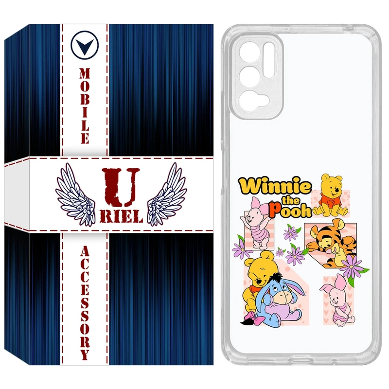 کاور یوریل مدل Clear کد 56 طرح کارتونی مناسب برای گوشی موبایل شیائومی Redmi Note 10 5G / Note 11SE / Poco M3 Pro