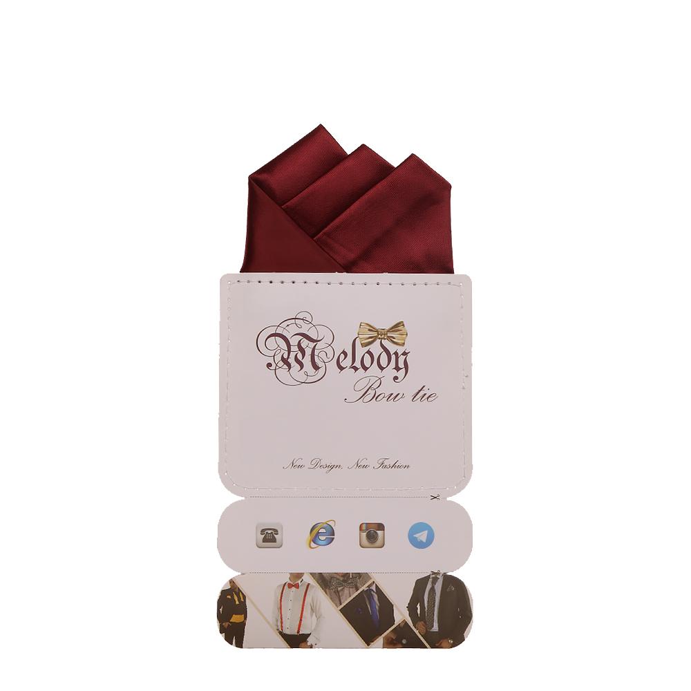 دستمال جیب مردانه ملودی مدل PS5104MSODrd