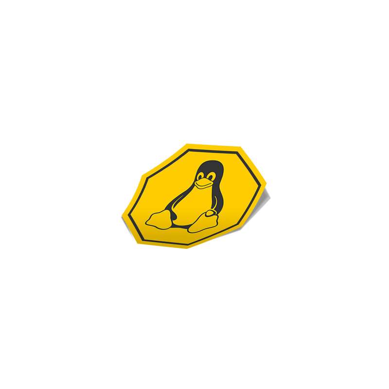 استیکر لپ تاپ لولو طرح لینوکس LINUX کد 814 استیکر لپ تاپ لولو طرح لینوکس LINUX کد 814