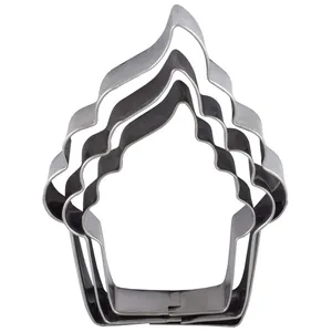 کاتر شیرینی پزی مدل بستنی بسته 3 عددی