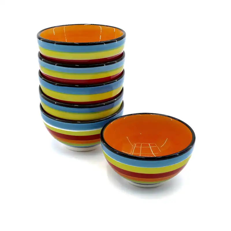 کاسه سرامیکی مدل ماست خوری بسته 6 عددی