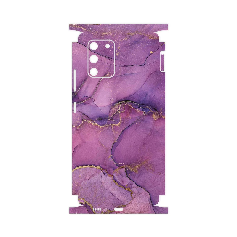 برچسب پوششی ماهوت مدل Purple Marble-FullSkin مناسب برای گوشی موبایل سامسونگ Galaxy S10 Lite