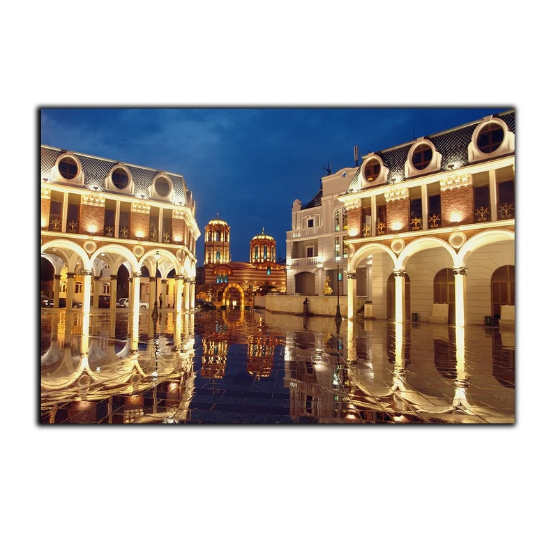 تابلو شاسی بکلیت طرح معماری مدرن شهری مدل SH-S2784