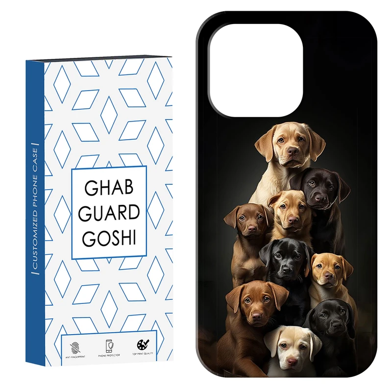 کاور قاب گارد گوشی طرح سگ کد Dimo-378 مناسب برای گوشی موبایل اپل IPHONE 15 PRO MAX   