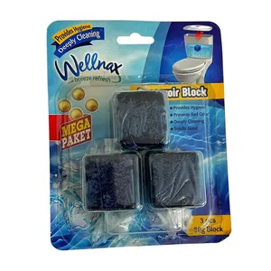 قرص جرمگیر توالت فرنگی ولناکس مدل Deeply Cleaning وزن 50 گرم بسته 3 عددی