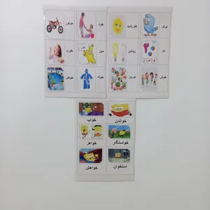 برچسب مدل آموزشی الفبای فارسی بسته 3 عددی