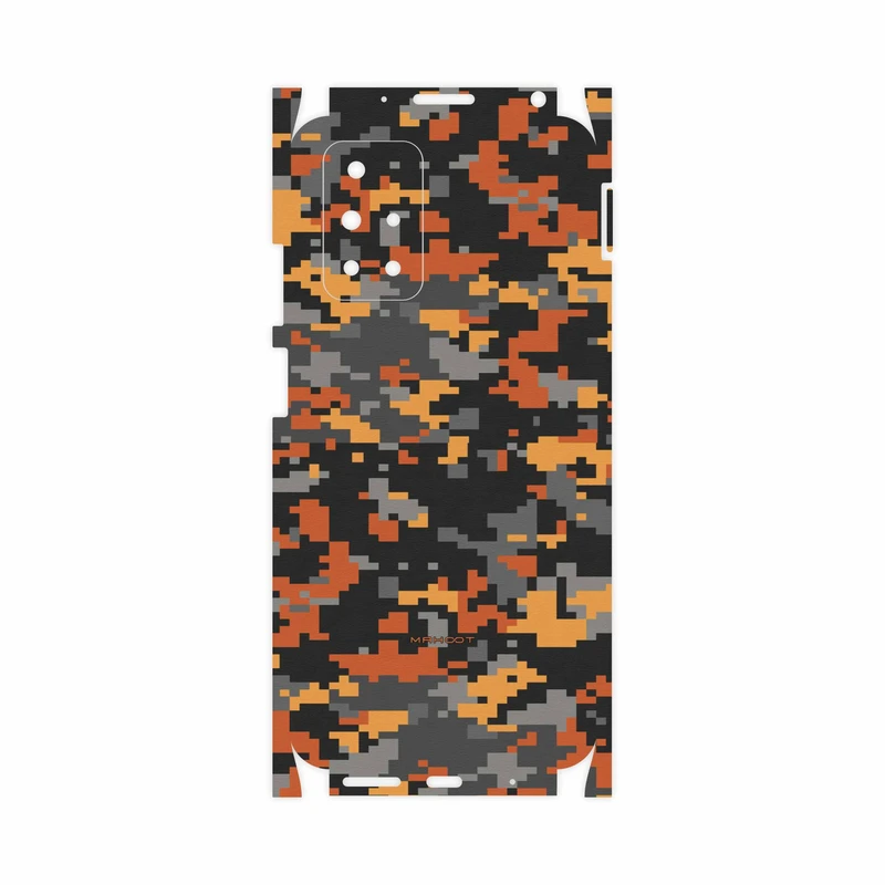 برچسب پوششی ماهوت مدل Army-Autumn-pixel-FullSkin مناسب برای گوشی موبایل شیائومی Redmi 10