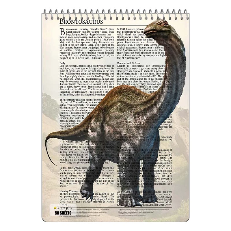 دفتر نقاشی 50 برگ سیمی کارنیکا طرح روزنامه وینتج حیوانات Vintage Newspaper Animals کد 10910