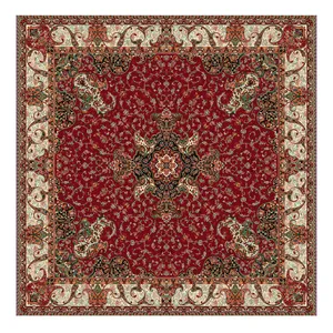 رومیزی ترمه رضایی یزد طرح گلستان کد 2102010404000