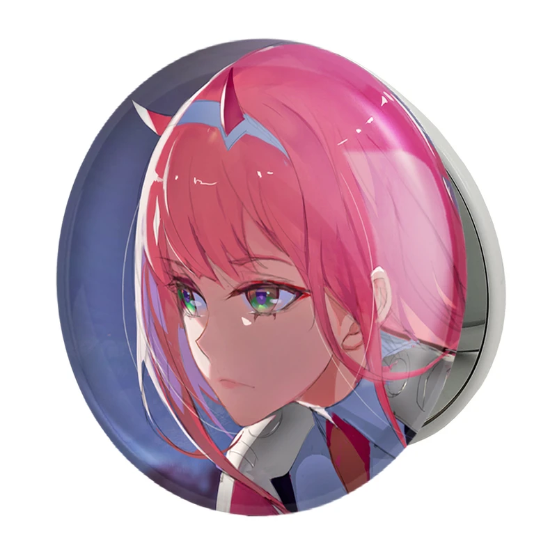 آینه جیبی خندالو طرح زیروتو انیمه دارلینگ در فرنکس مدل تاشو کد 12009 