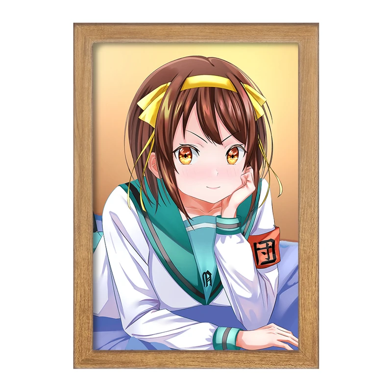 تابلو خندالو مدل هاروهی انیمه ناپدید شدن هارومی سوزومیا The Disappearance of Haruhi Suzumiya  کد 23145