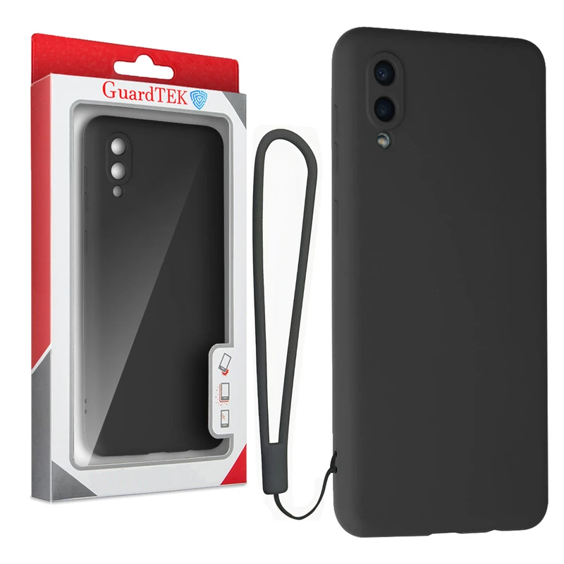 کاور گاردتک مدل Silicamp مناسب برای گوشی موبایل سامسونگ Galaxy A02 به همراه بند