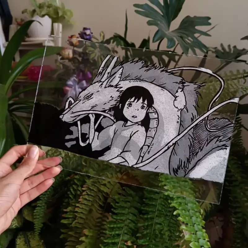 نقاشی مدل دختر اژدها سوار