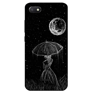 Megafone Girl and Moon 1369 Cover For Xiaomi Redmi 6A