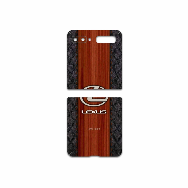برچسب پوششی ماهوت مدل Lexus-Logo مناسب برای گوشی موبایل سامسونگ Galaxy Z Flip