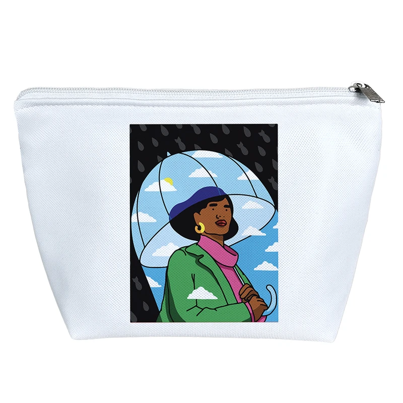 کیف لوازم آرایش دخترانه خندالو مدل باران کد 7177