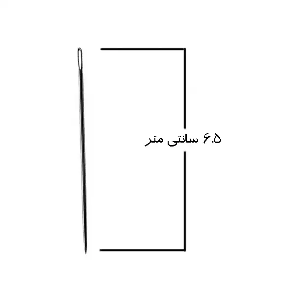مجموعه سه عددی سوزن چرم دوزی مدل 6.5 سانتی