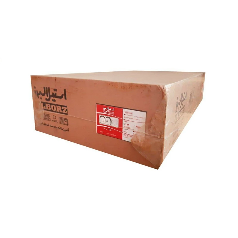 عکس شماره 2 : سینک ظرفشویی استیل البرز مدل 725-50 توکار