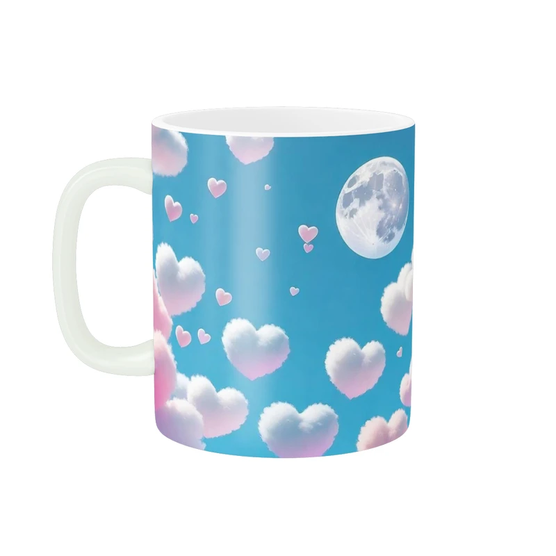 ماگ پاد آفرین طرح قلب کد 3741