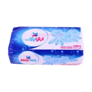 دستمال کاغذی 100 برگ ایزی پیک طرح گل