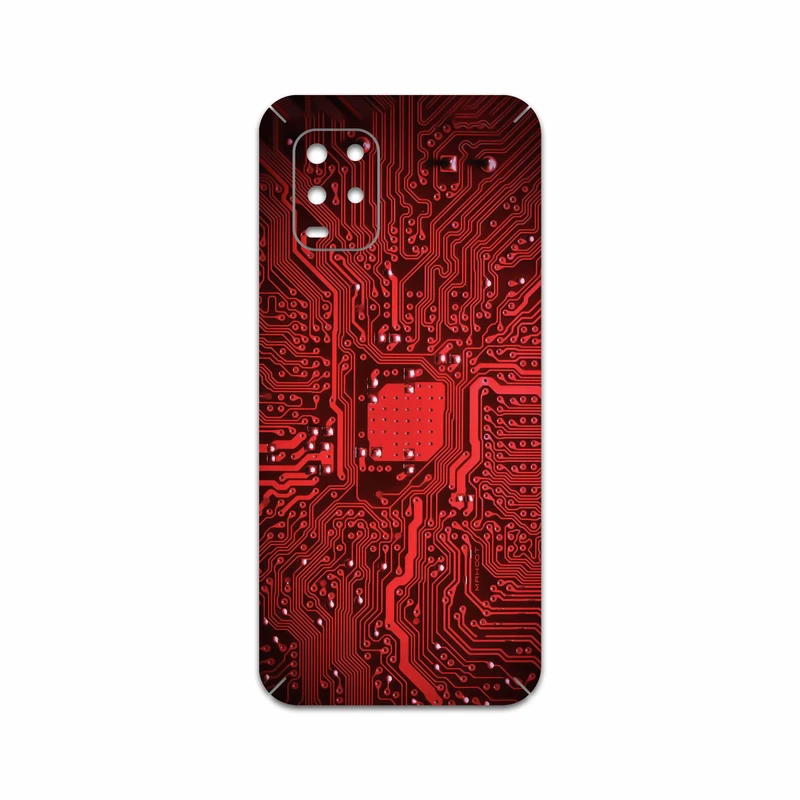 برچسب پوششی ماهوت مدل Red Printed Circuit Board مناسب برای گوشی موبایل شیائومی Mi 10 Lite 5G