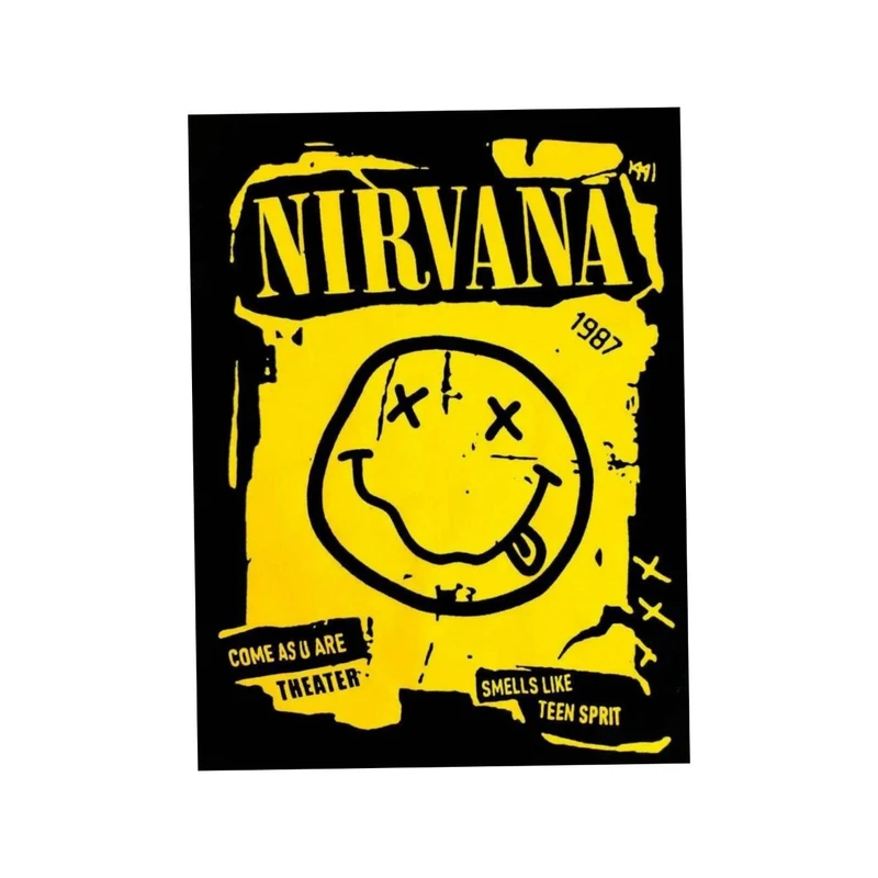 استیکر لپ تاپ مدل نیروانا شاینی