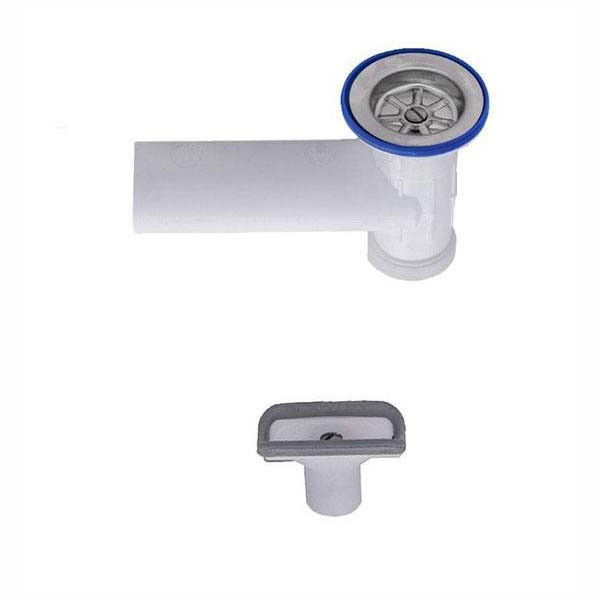 سیفون ظرفشویی دوریکا مدل دو لگنه کد نیمه فانتزی