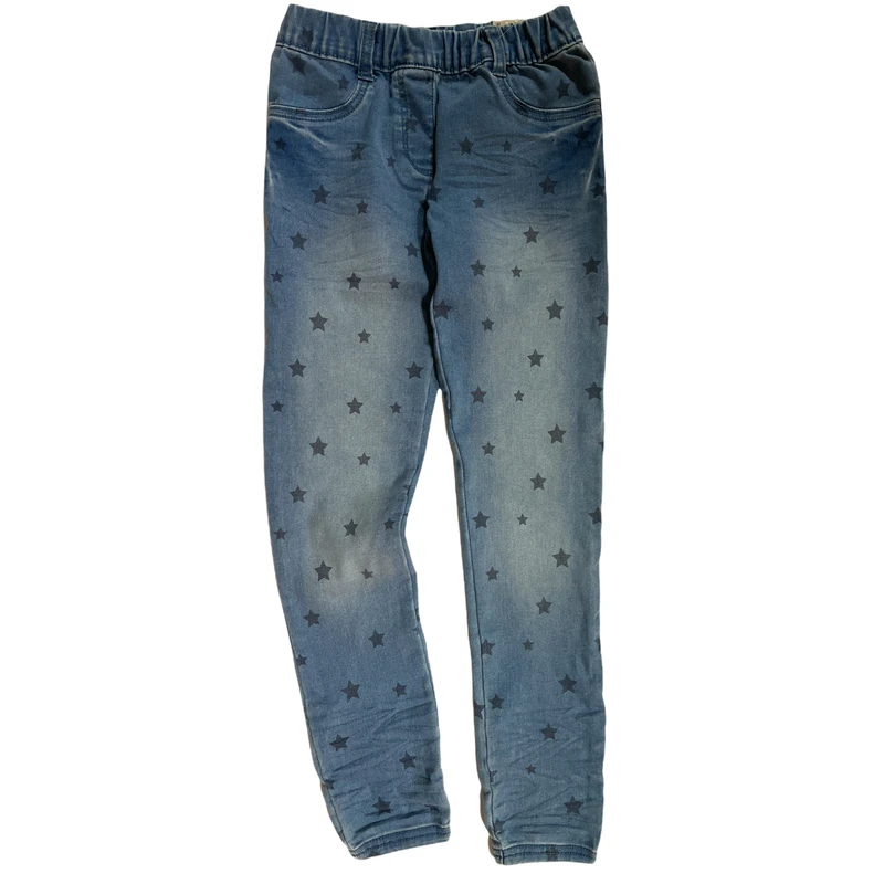 شلوار جین دخترانه ایگا مدل 4949 ستاره ای