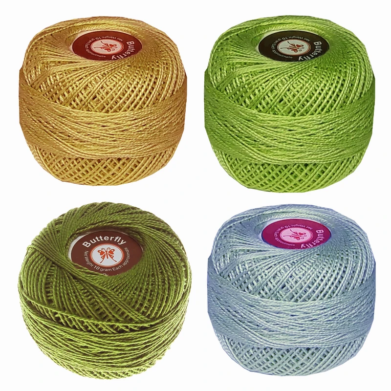 نخ گلدوزی باترفلای مدل Y5713 بسته 4 عددی