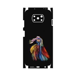 MAHOOT Rainbow Hair Digital Art-FullSkin Cover Sticker for Xiaomi Poco X3 Pro