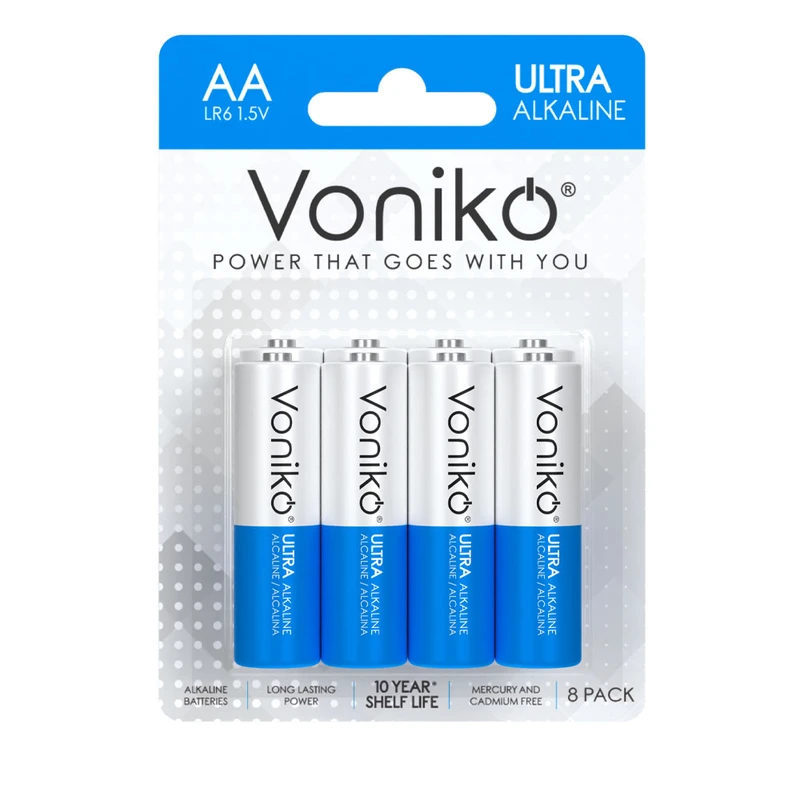 باتری قلمی ونیکو مدل اولترا آلکالاین بسته ۸ عددی