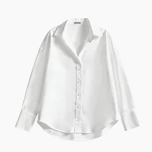 شومیز آستین بلند یقه برگردان زنانه ام کی مدل L0102